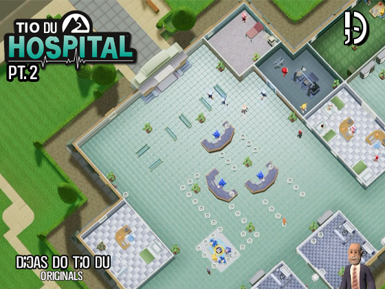 Todo mundo trabalhando de Sonic no Hospital do Tio Du!