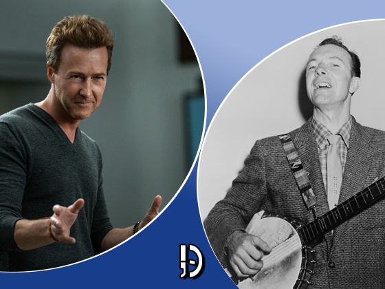Edward Norton interpretará Pete Seeger em cinebiografia de Bob Dylan