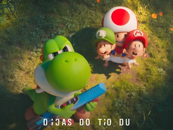 Universal divulga novo trailer de “Super Mario Galaxy: O Filme” mostrando Yoshi